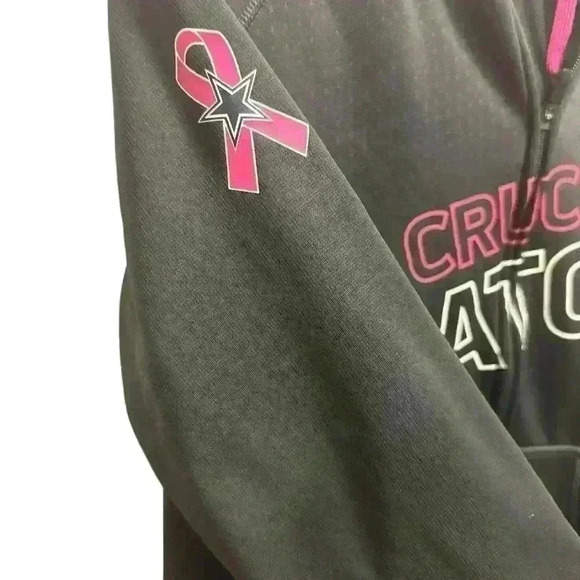 Nike-Women’s NFL Team Apparel Thermal Dallas Cowboys/Crucial Catch Jacket Sz LG. - Picture 2 of 5